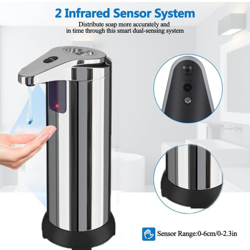 Soap Making Machine At Home - Nieuwe automatische zeepdispenser van roestvrij staal,
