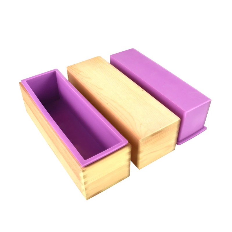 Soap Making Line - Flexibele siliconen zeepvorm rechthoekig broodvormig ontwerp