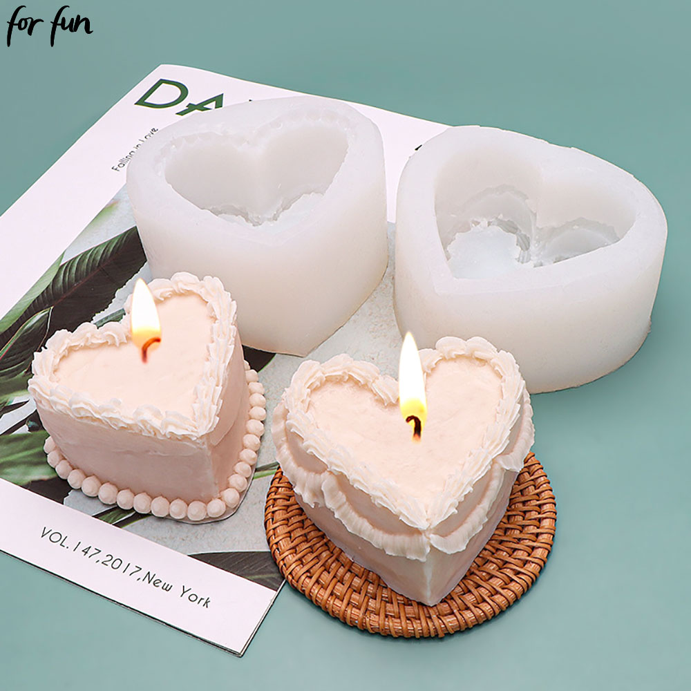 Soap Making Line - Voor leuke harttaartvormige kaars siliconen mal