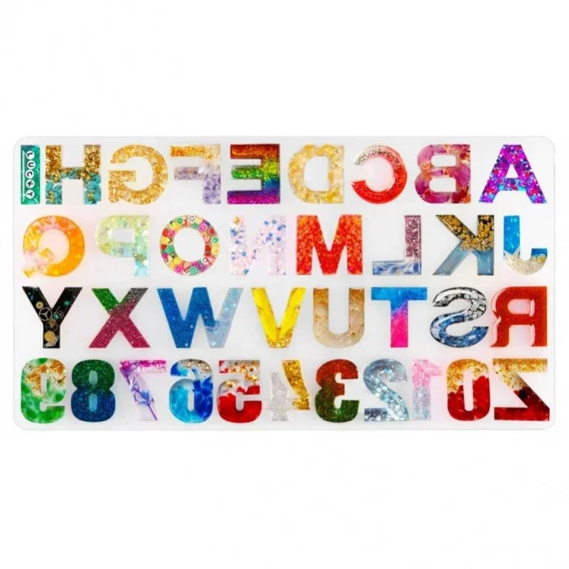 Soap Making Line - 1pc/2pcs/3pcs LettersAtoZ,Number0to9Silicone Mold,forDIYCrafts,Zeep maken, Kaarsen maken,