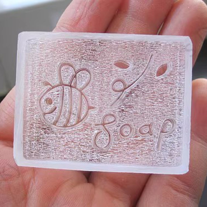 Soap Stamp Custom - Hartboom Serie Handgemaakte Zeepstempel Transparant Natuurlijk