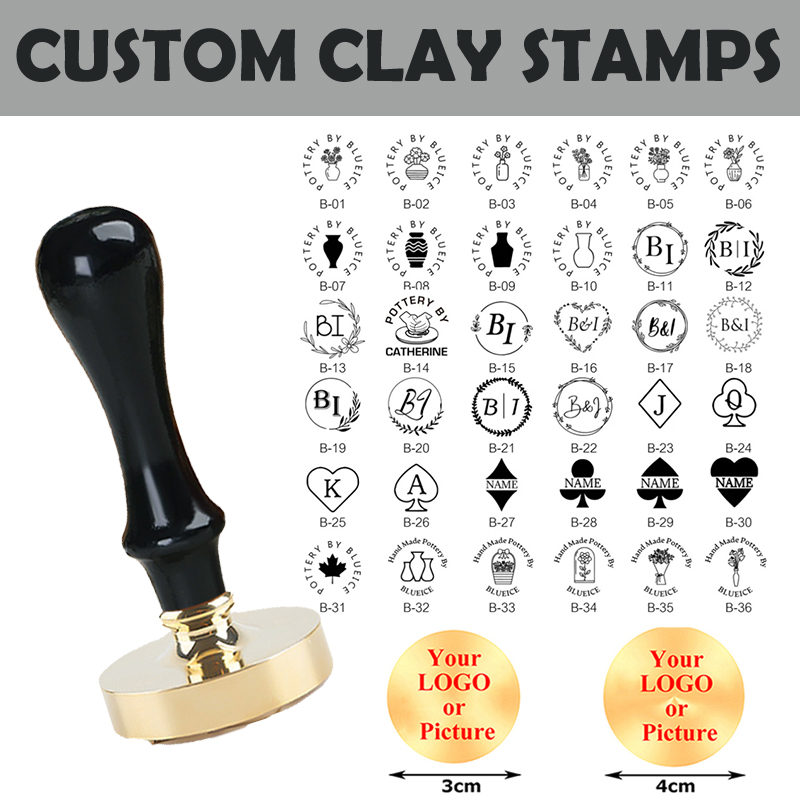 Soap Stamp Custom - DIY aangepaste aardewerk stempel voor klei
