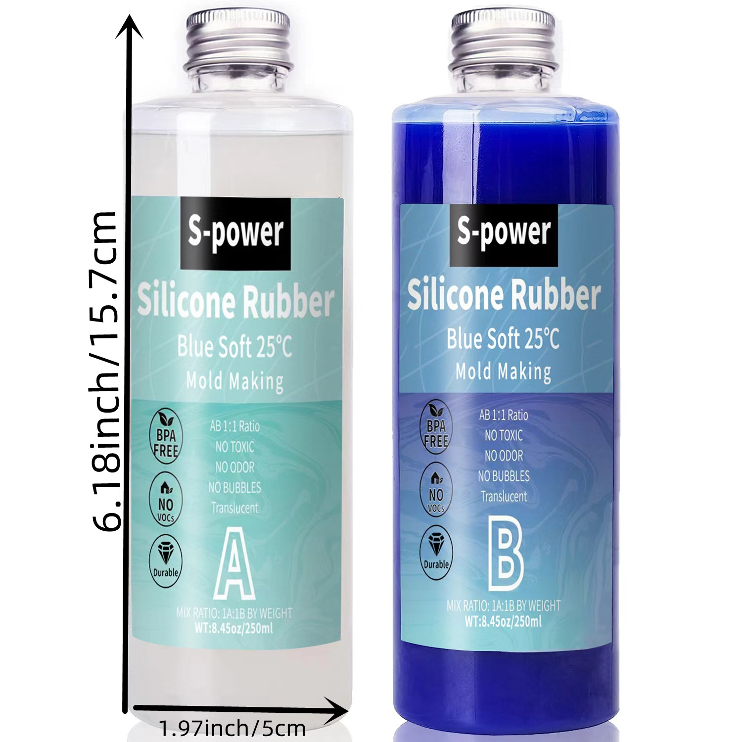 Platinu siliconen mallen maken - Soap Making Ratios recensie en prijs