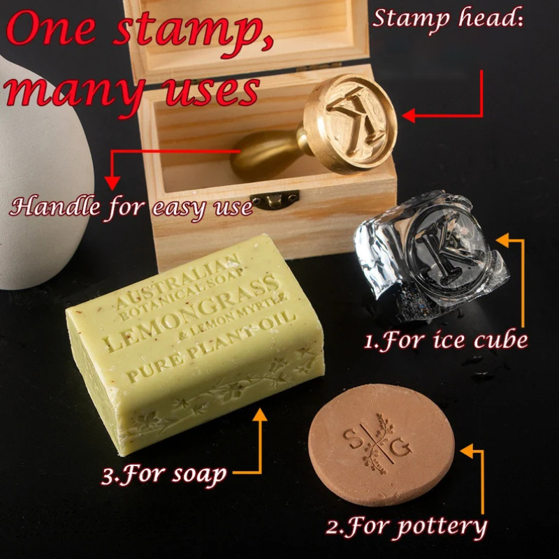 Aangepaste aardewerk stempel g - Soap Stamp Custom recensie en prijs