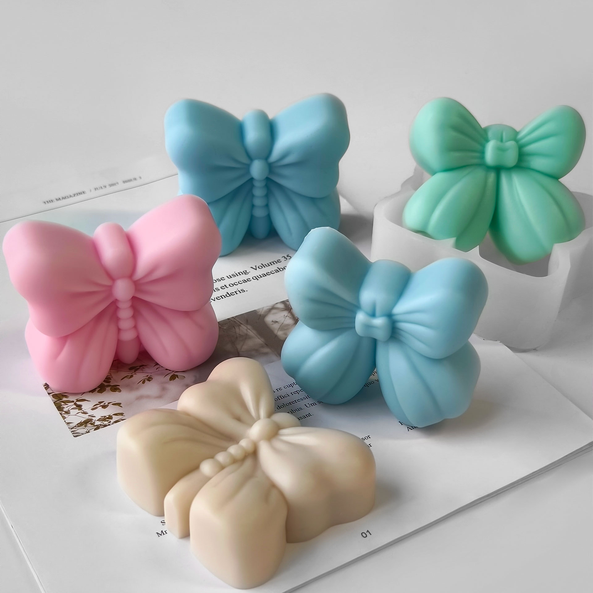 Vlinder Aroma Kaars Gips Ornam - Soap Making Line recensie en prijs