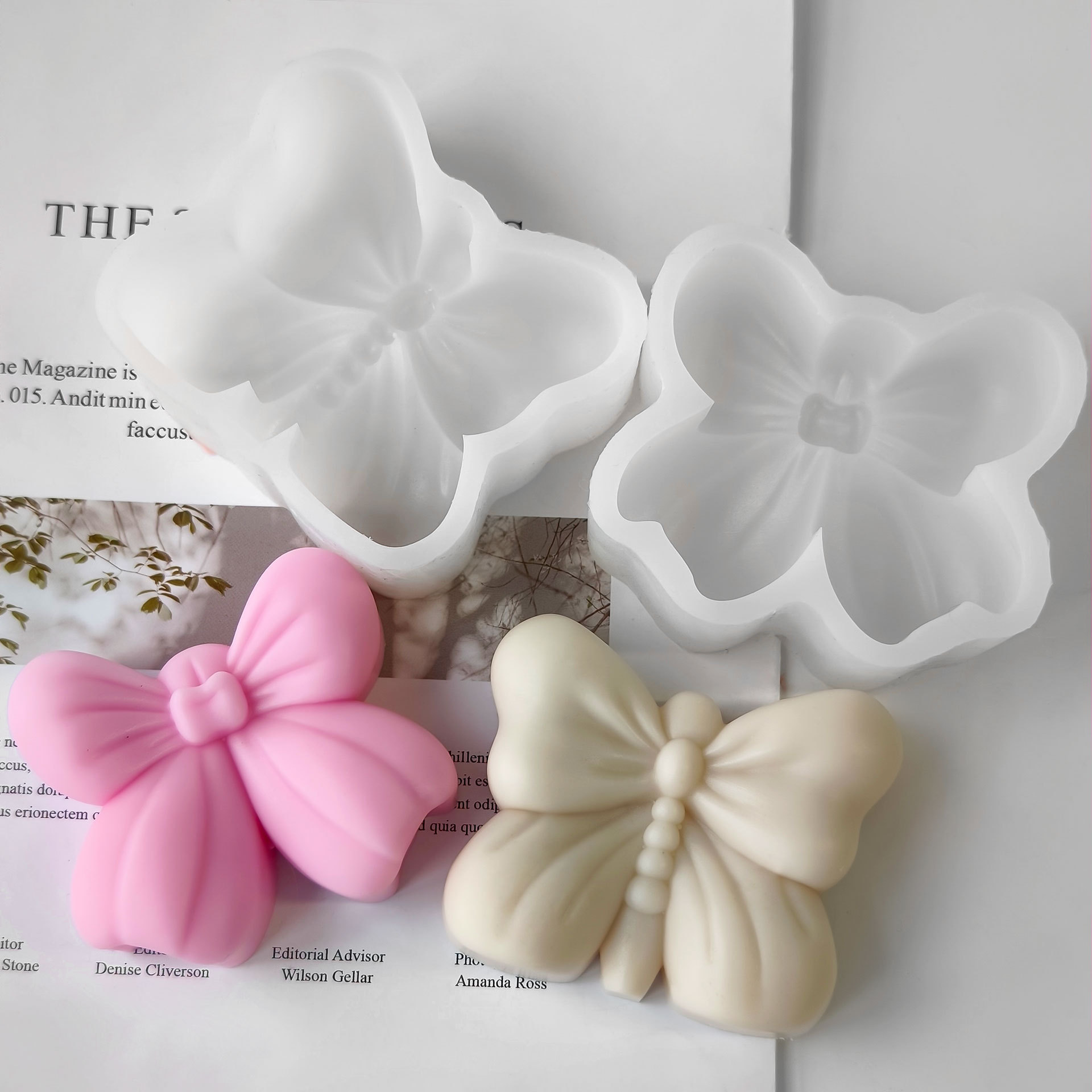 Vlinder Aroma Kaars Gips Ornam - Soap Making Line recensie en prijs