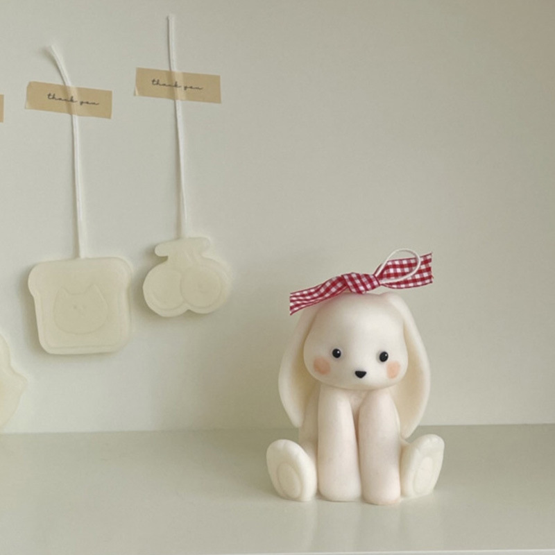 Zittend Konijn Siliconen Kaars - Soap Making Line recensie en prijs