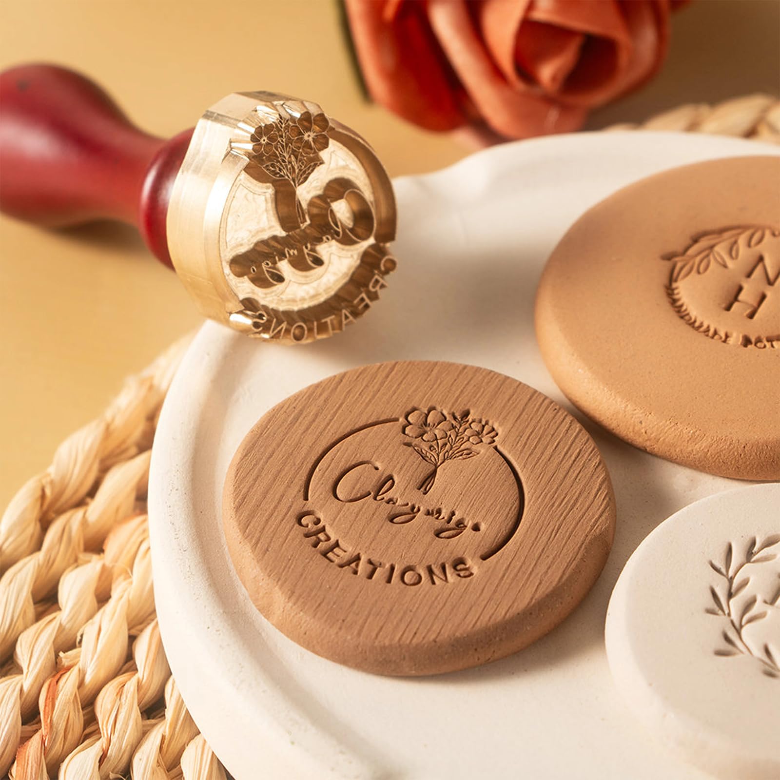 Gepersonaliseerde eigen logo o - Soap Stamp Custom recensie en prijs