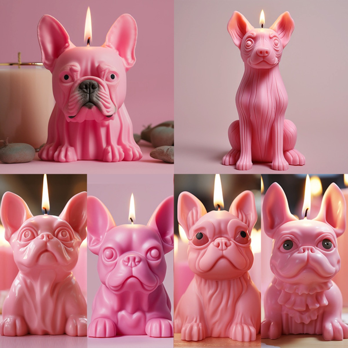 Pekinees Puppy Pug Dier Kaars  - Soap Making Line recensie en prijs