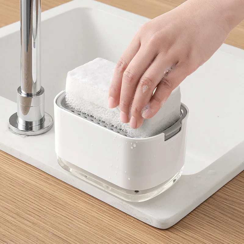 Zeepdispenser met sponshouder  - Soap Making Machine At Home recensie en prijs
