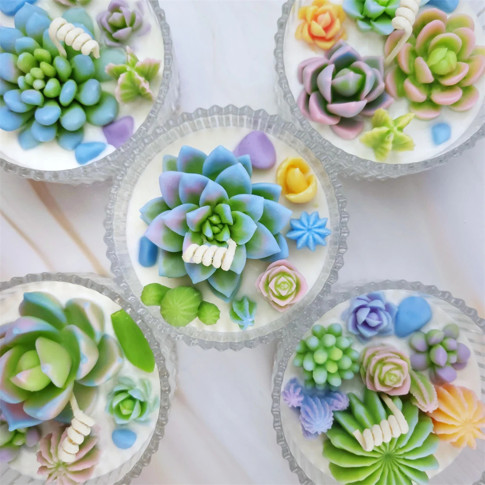 6 stks Succulente Siliconen Ka - Soap Making Line recensie en prijs