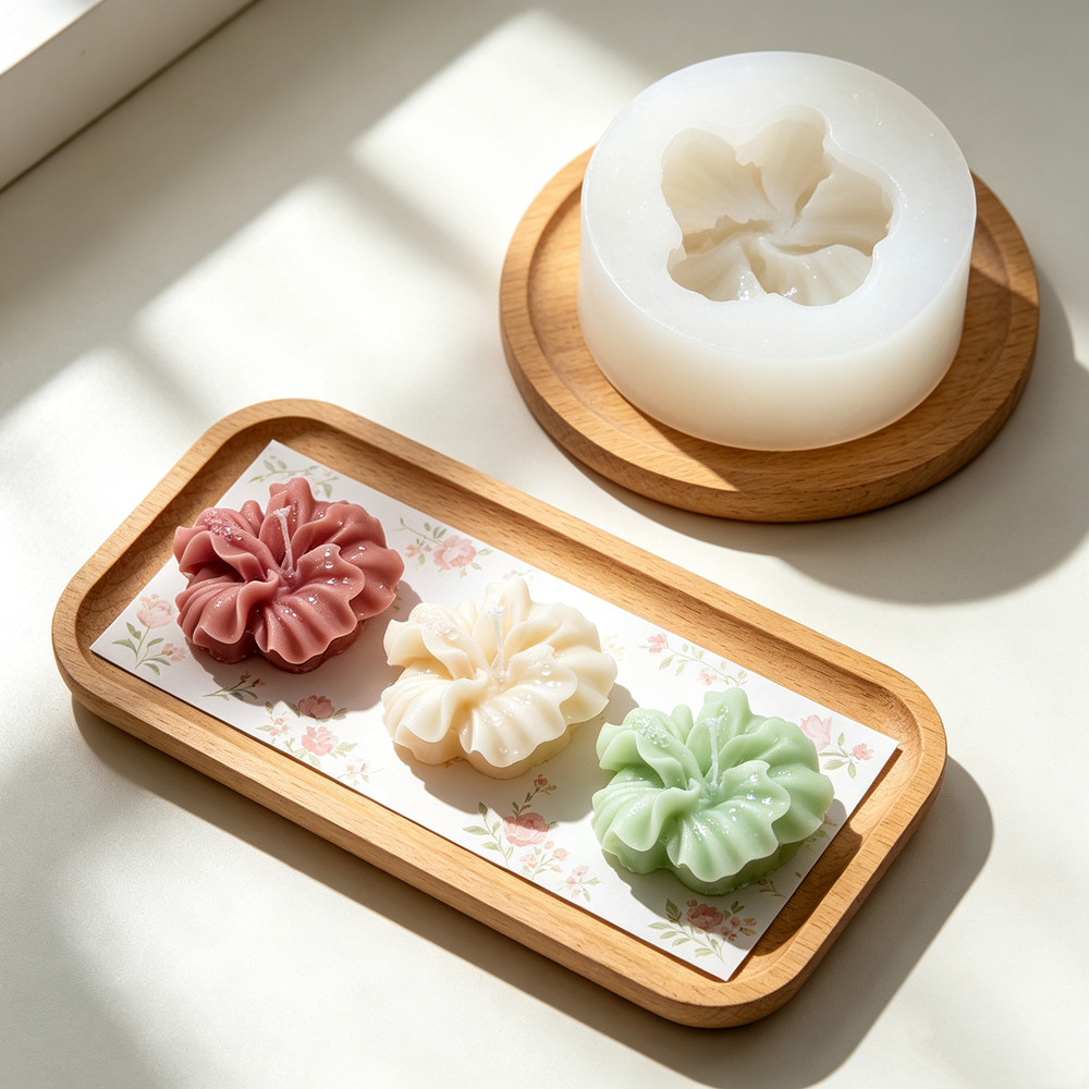 2 stuks Hibiscus Bloem Kaarsvo - Soap Making Line recensie en prijs